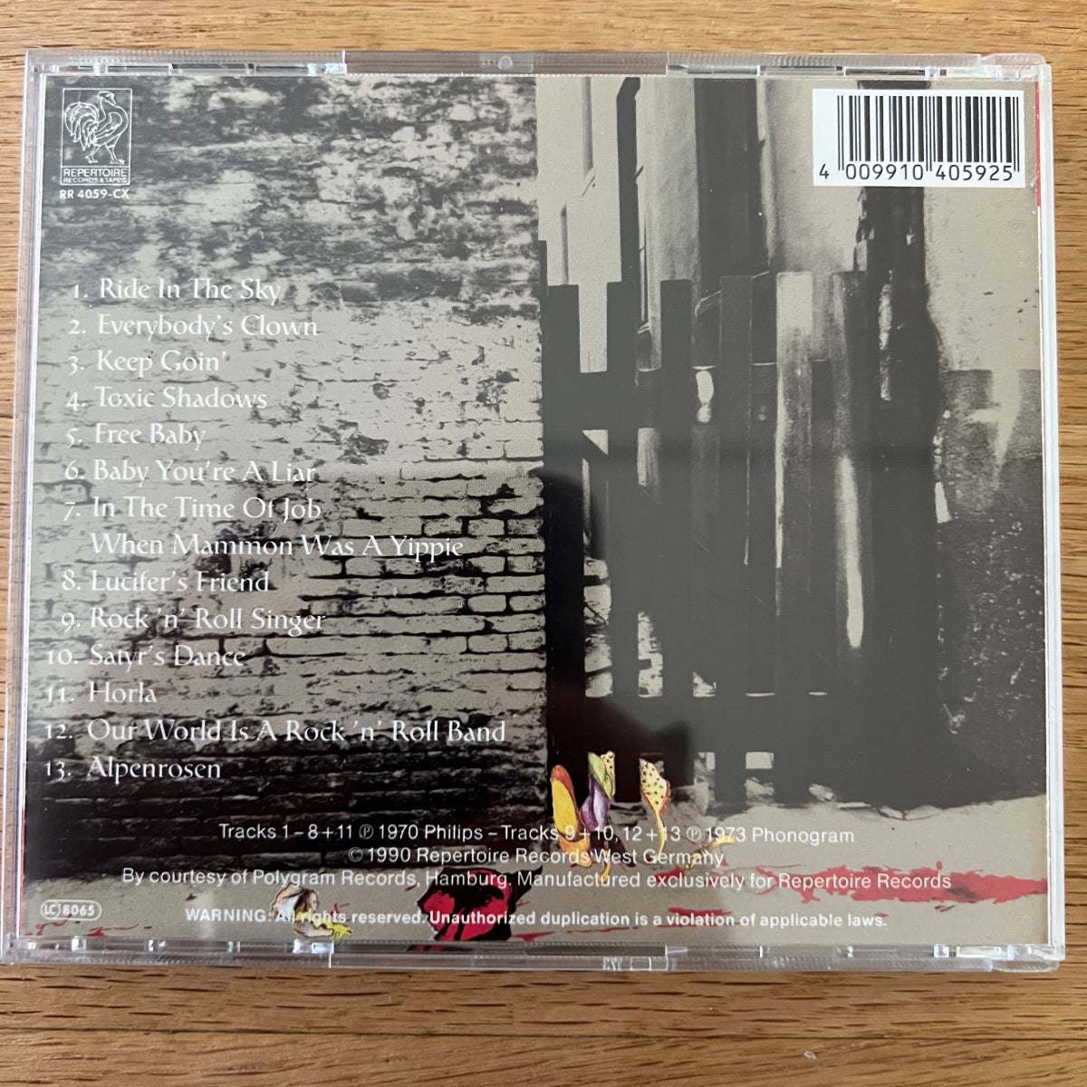 Lucifer's Friend - Same / CD - 1st D-Press. 1990 on CD - (M-/M-)