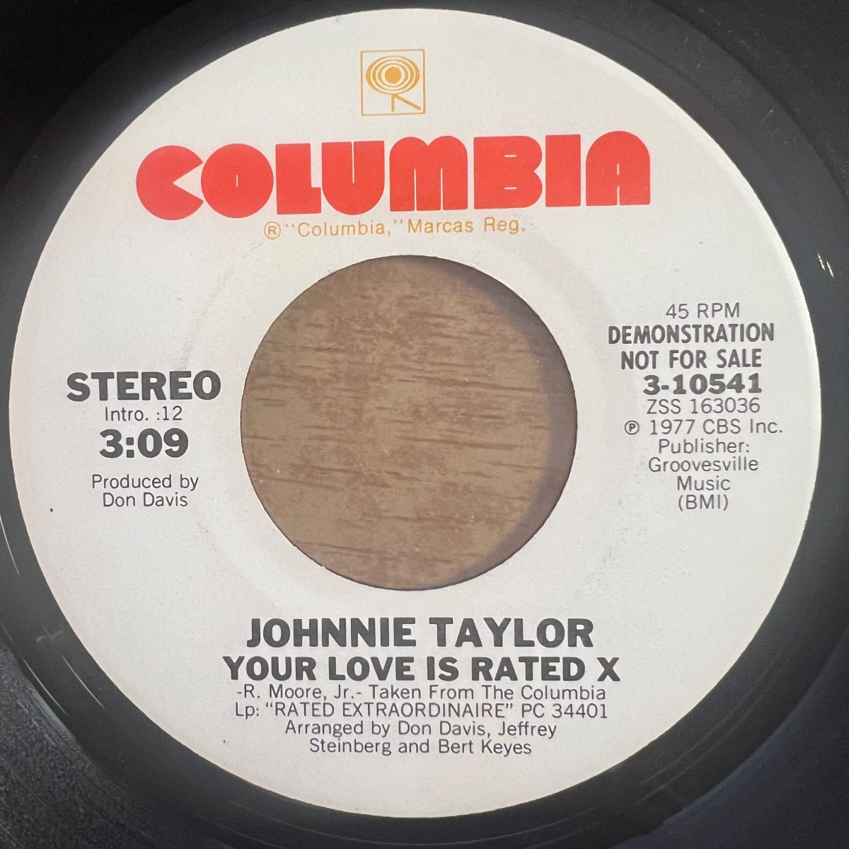Johnnie Taylor - Your Love Is Rated X / US-Promo 1977 - (M-/Neutral)