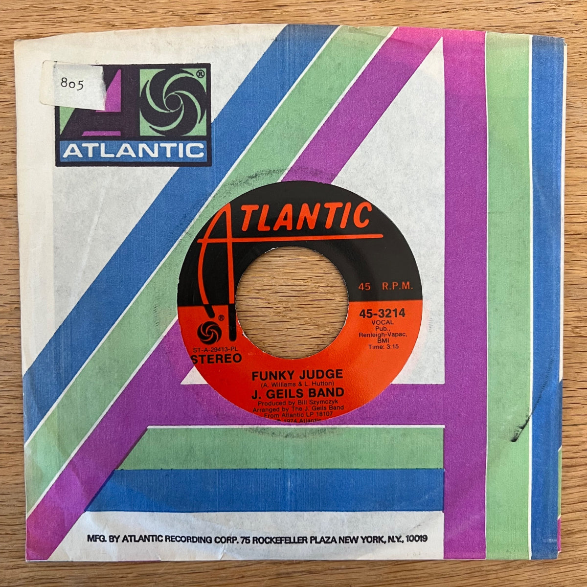 J. Geils Band - Must Of Got Lost / 1ère édition américaine. 1974 - (VG++/VG+)