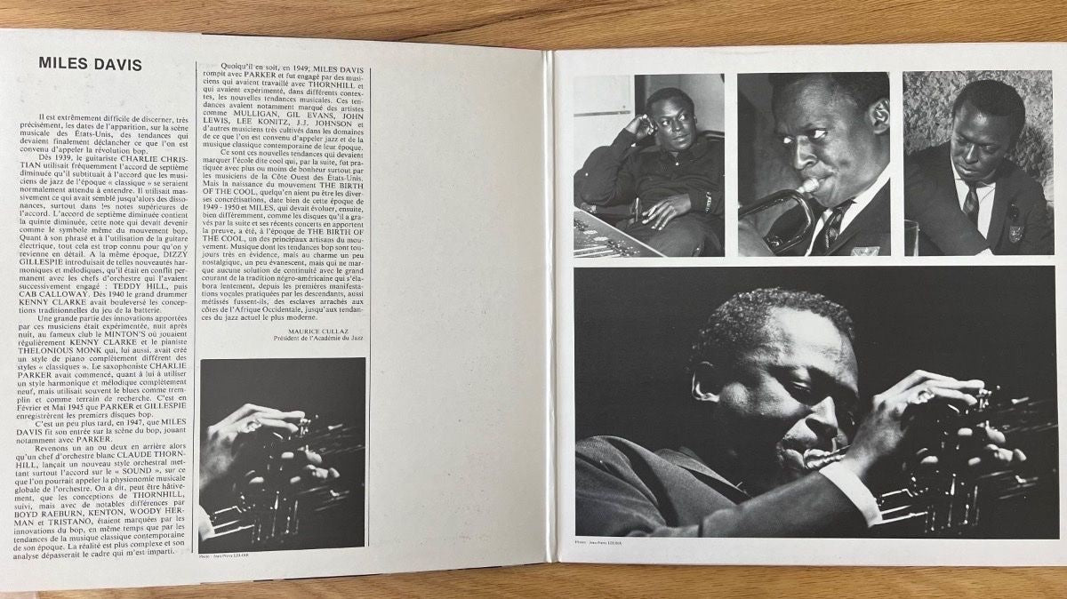 Miles Davis - Naissance du cool / France Press. 1982 - Mono - (M-/M-)