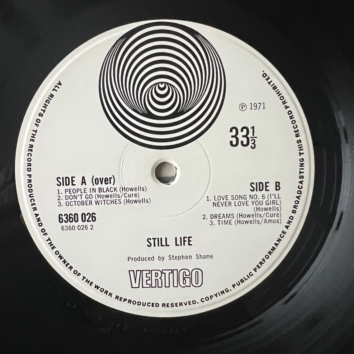 Nature morte - Same / 1ère édition britannique. 1971 - (M-/VG++)