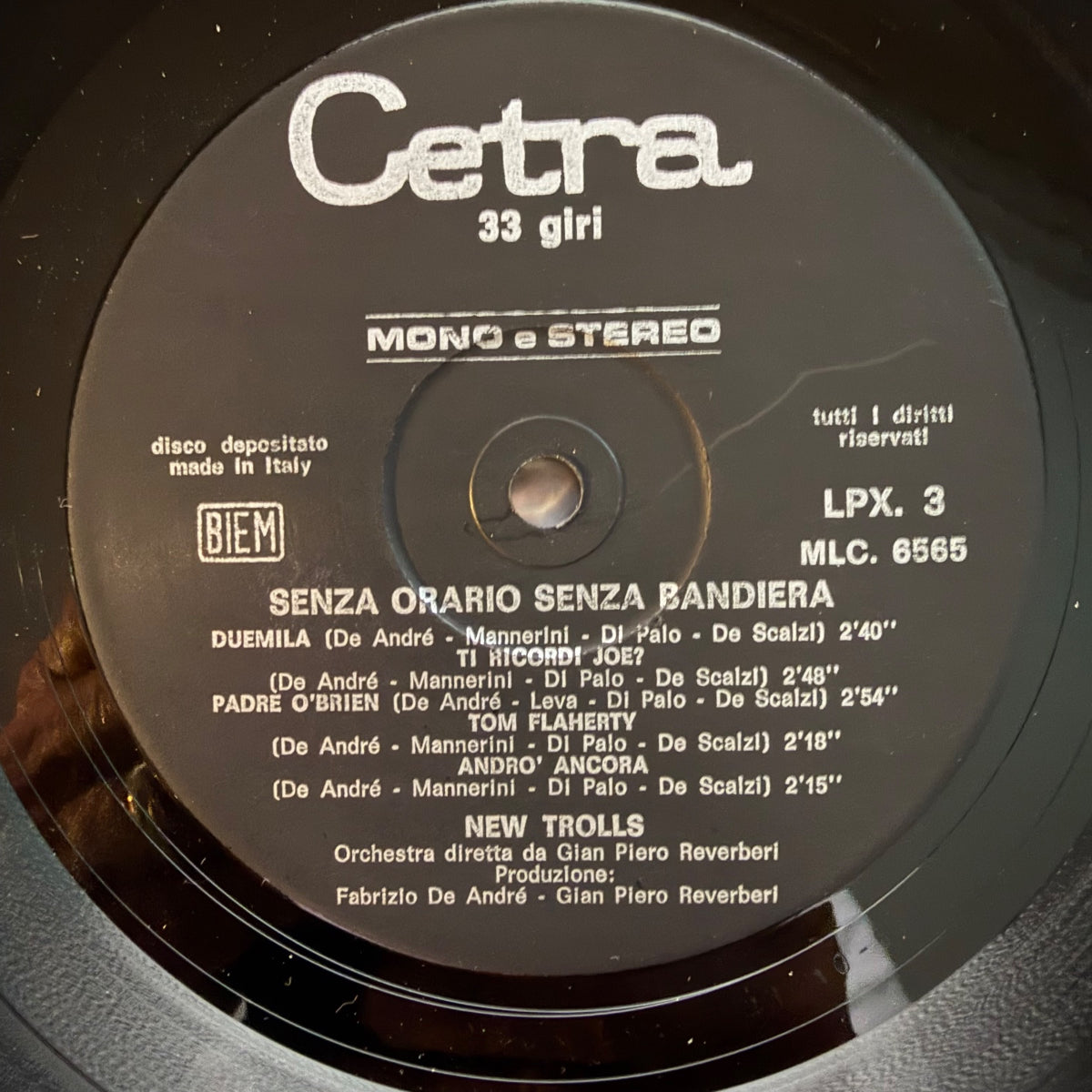 New Trolls - Senza Orario Senza Bandiera / Italy-Press. 1970 - (VG++/M-)