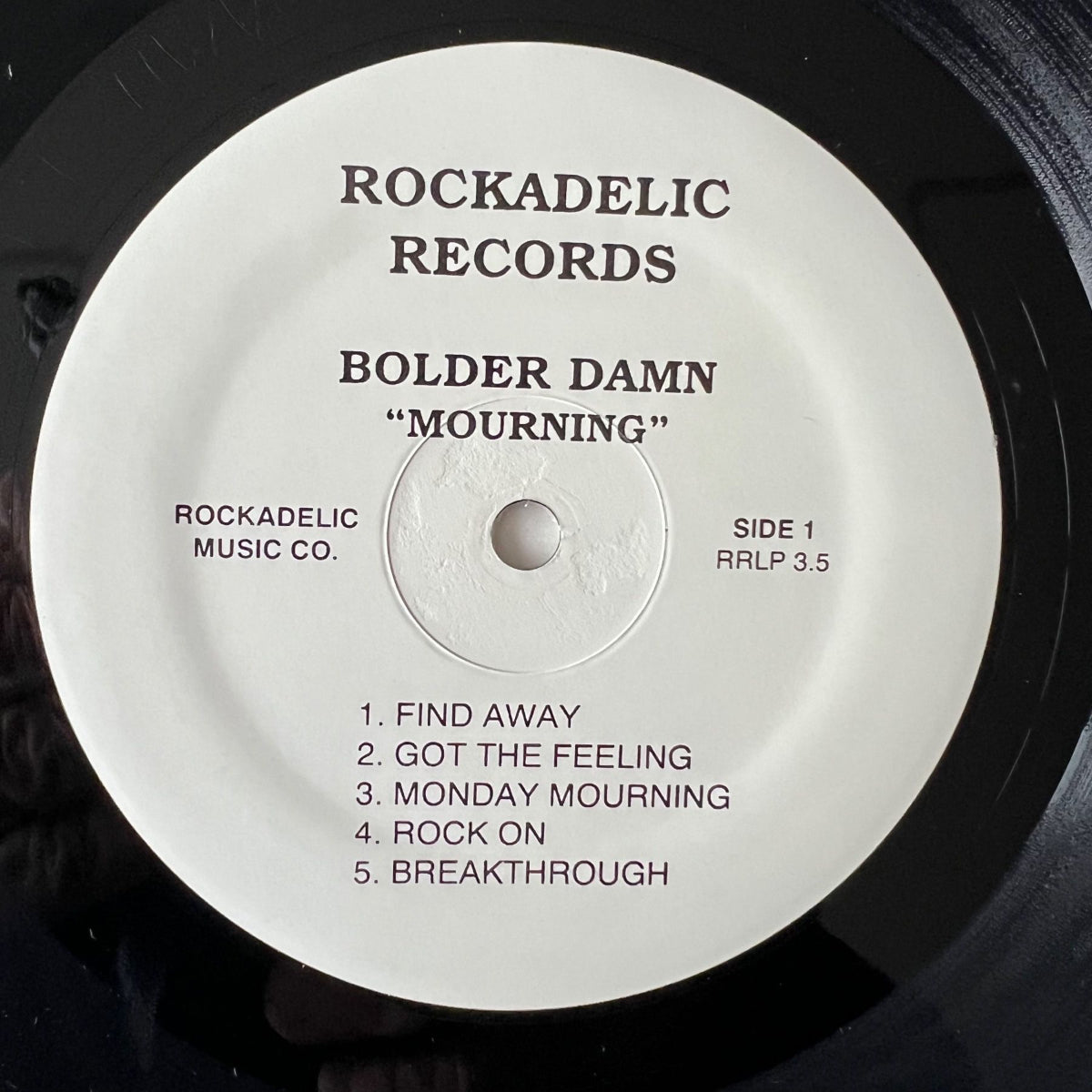 Bolder Damn - Mourning / US Press. 1991, RE from 1971 - (M-/M-)