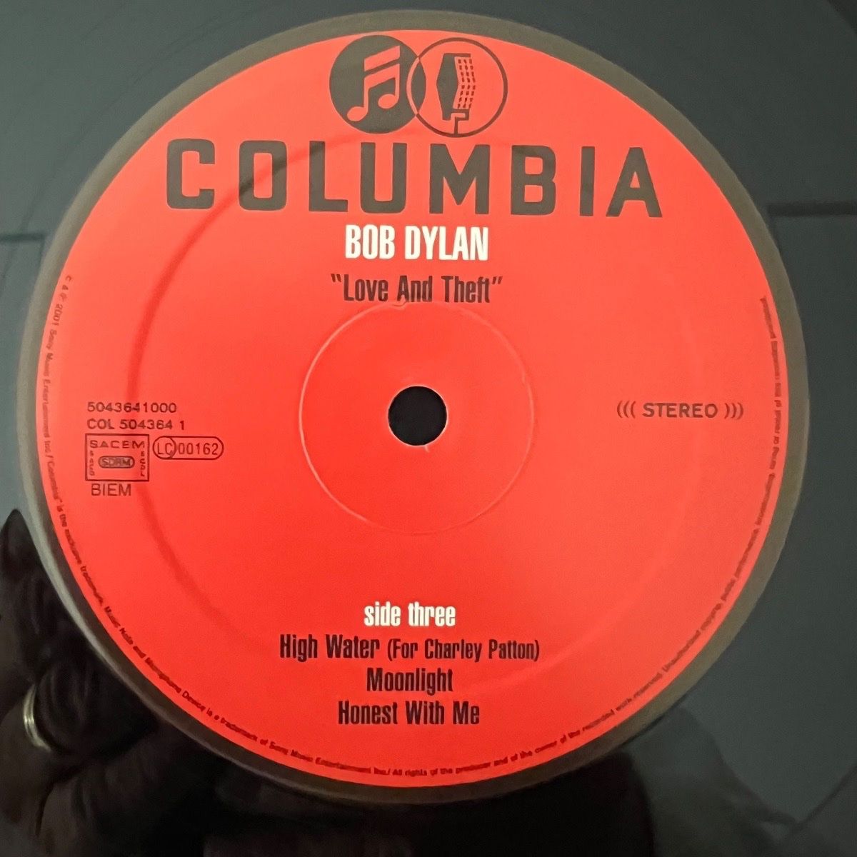 Bob Dylan - Love And Theft / 2 LP - 1st EU Press. 2001 - (M-/M-)