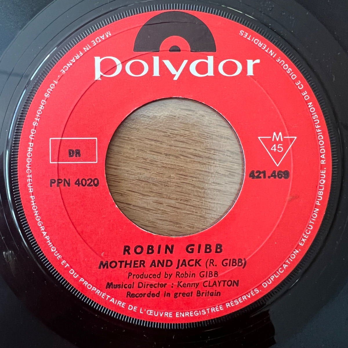Robin Gibb - Saved By The Bell / 1. France-Press. 1969 - Mono - (VG++/VG+)