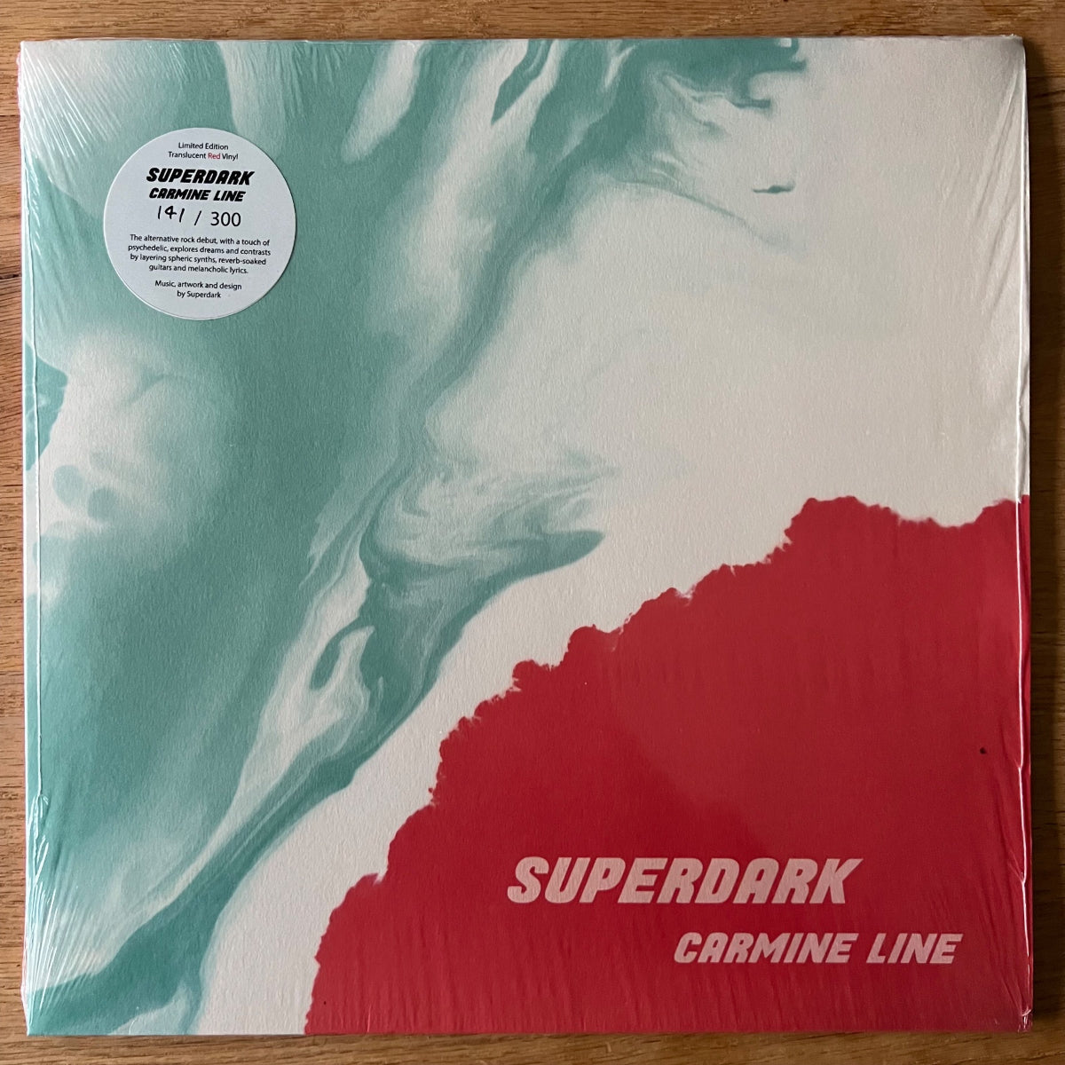 Superdark - Carmine Line / 1. Pressage suisse. 2019 - Vinyle rouge - (M-/M-)