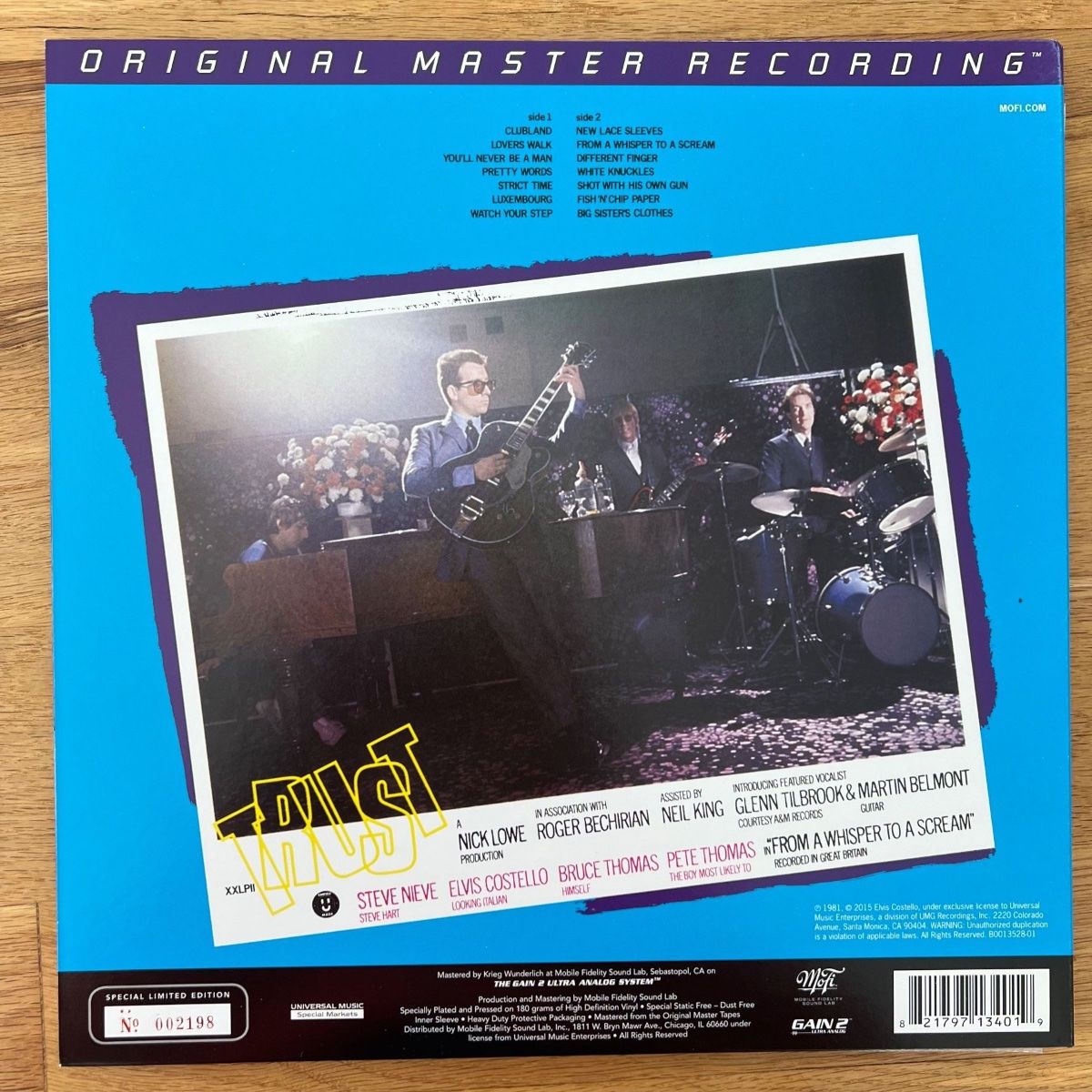 Elvis Costello & The Attractions - Trust / Audiophile MFSL 2015 - (Mint / Mint)