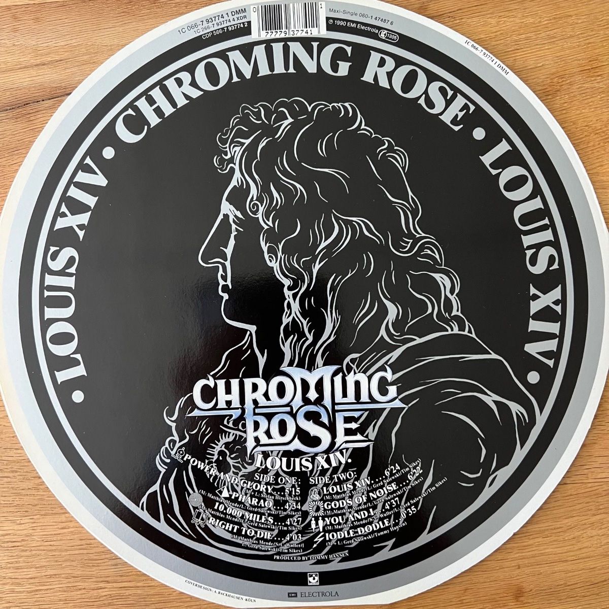 Chroming Rose - Louis XIV / 1. D-Press, 1990 - Gimmick Cover - (M-/M-)