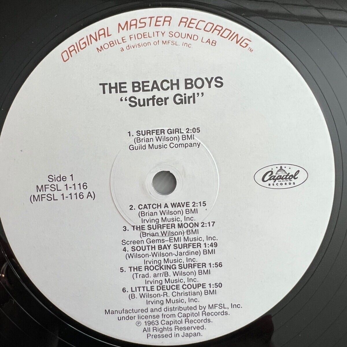 Beach Boys - Surfer Girl / Audiophile MFSL 1983 - (M-/M-)