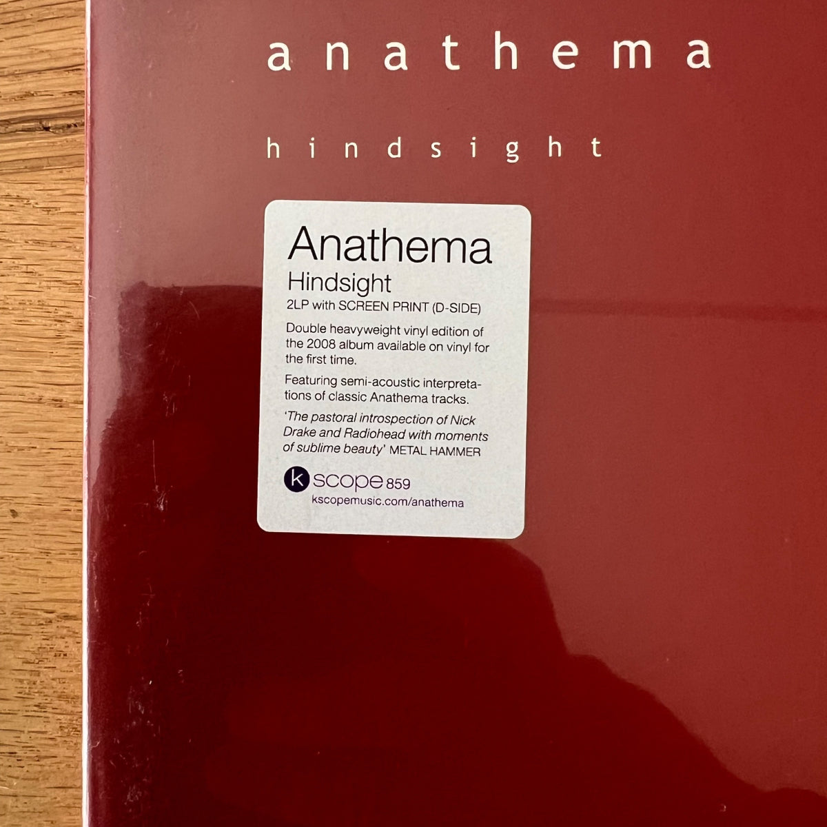 Anathema - Hindsight / 2 LP - 1. UK-Press. 2014 - (Mint & Sealed)