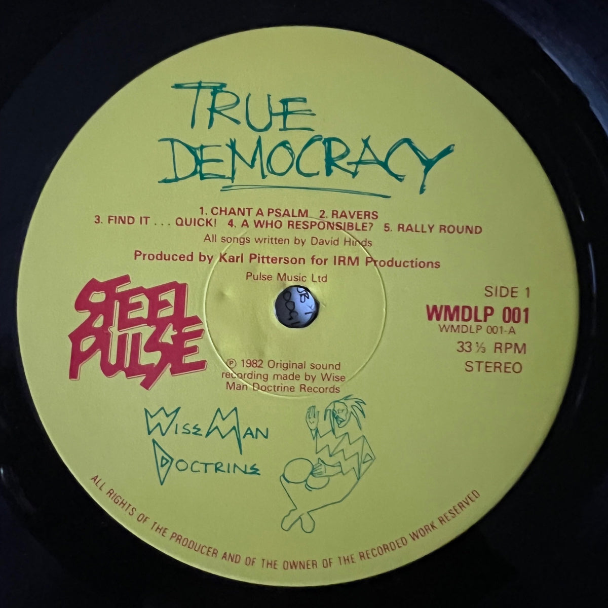 Steel Pulse - True Democracy / 1. UK-Press. 1982 - (M-/M-)