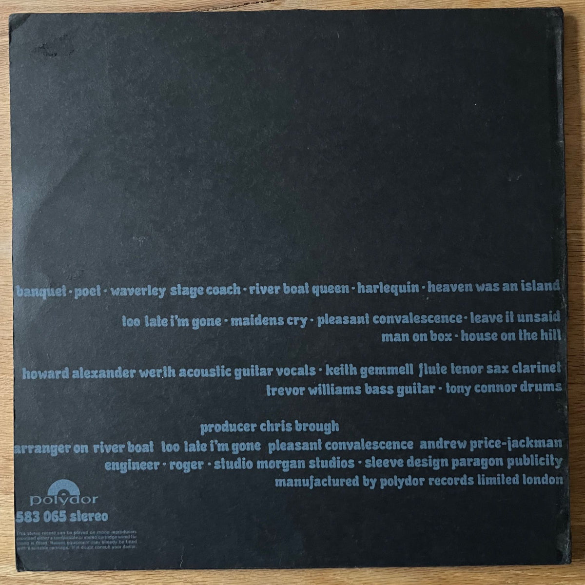 Audience - Same / 1. UK-Press. 1969 - (VG++/VG++) close to M-