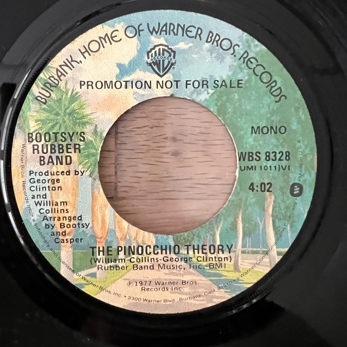L'élastique de Bootsy - La théorie de Pinocchio / Promo US 1977 - (M-/Neutre)