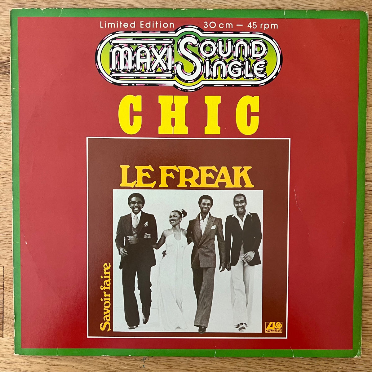 Chic - Le Freak / 12" Maxi - 1st D-Press. 1978 - Orange Vinyl - (M-/VG+)
