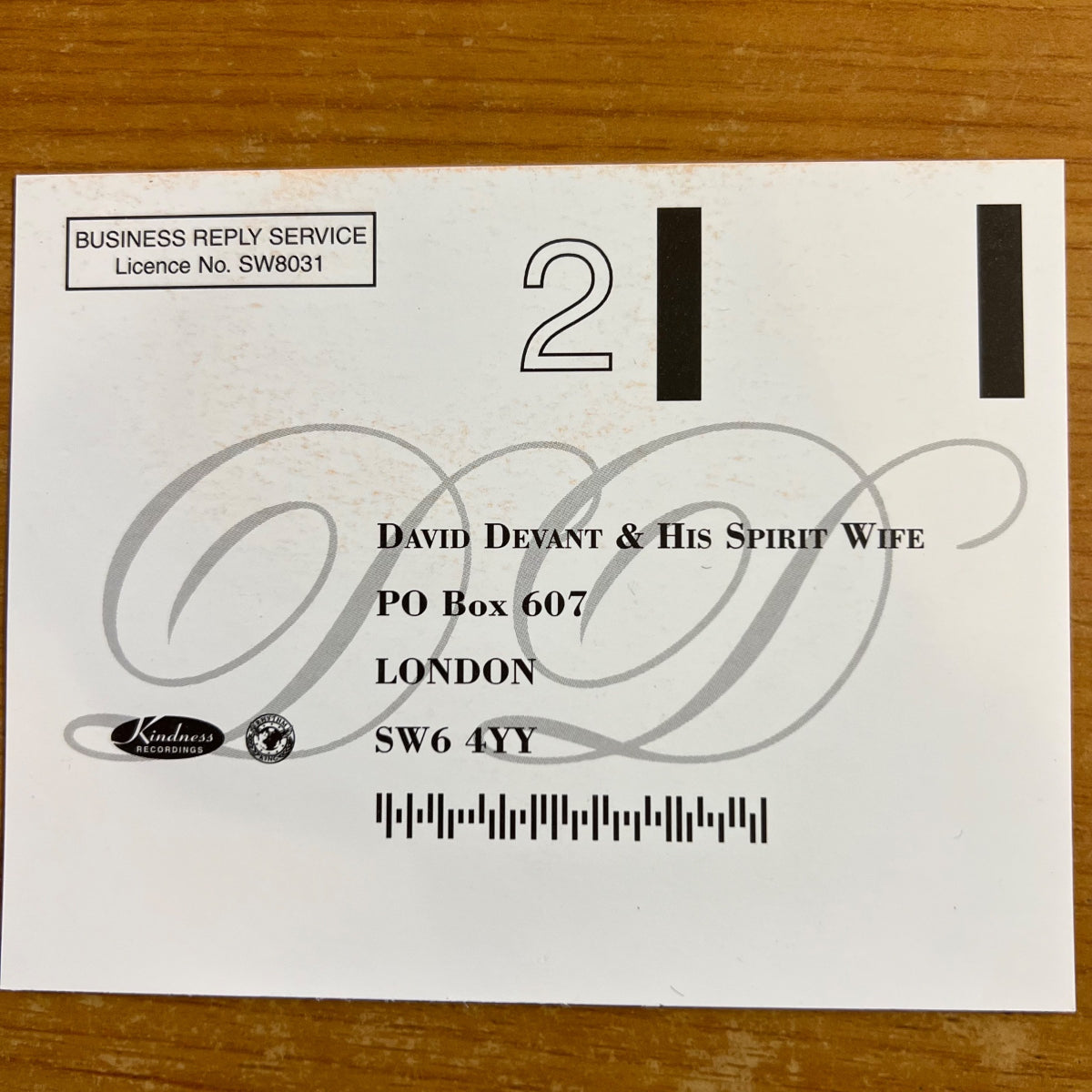 David Devant & His Spirit Wife - Ginger EP / 1. UK 1997 - (Mint / Mint)