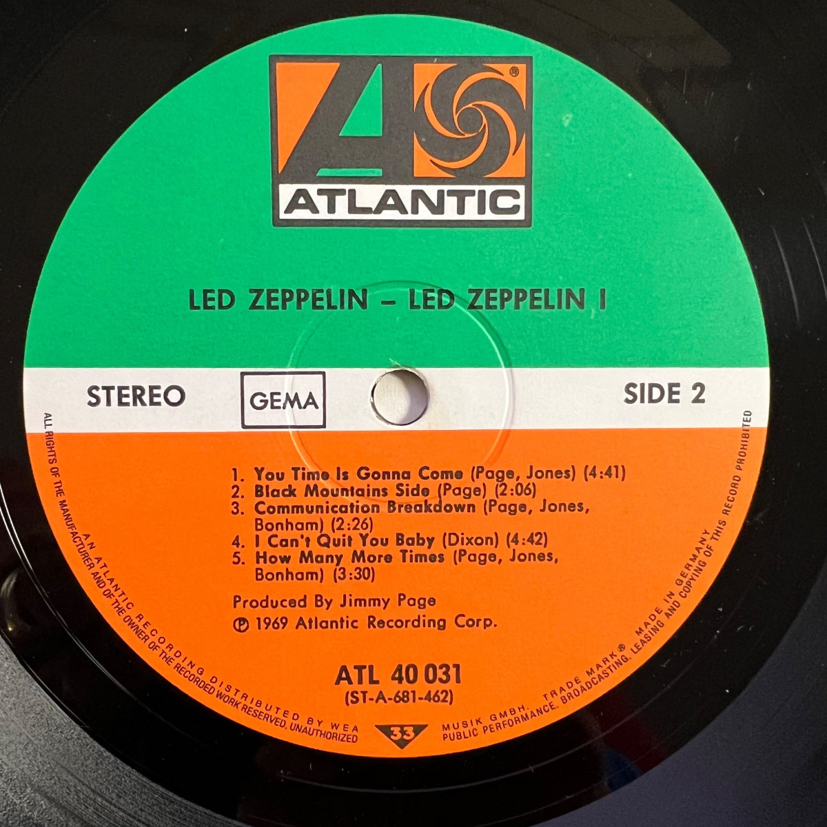 Led Zeppelin - Same / D-Press. 1980 - (VG++/VG++)