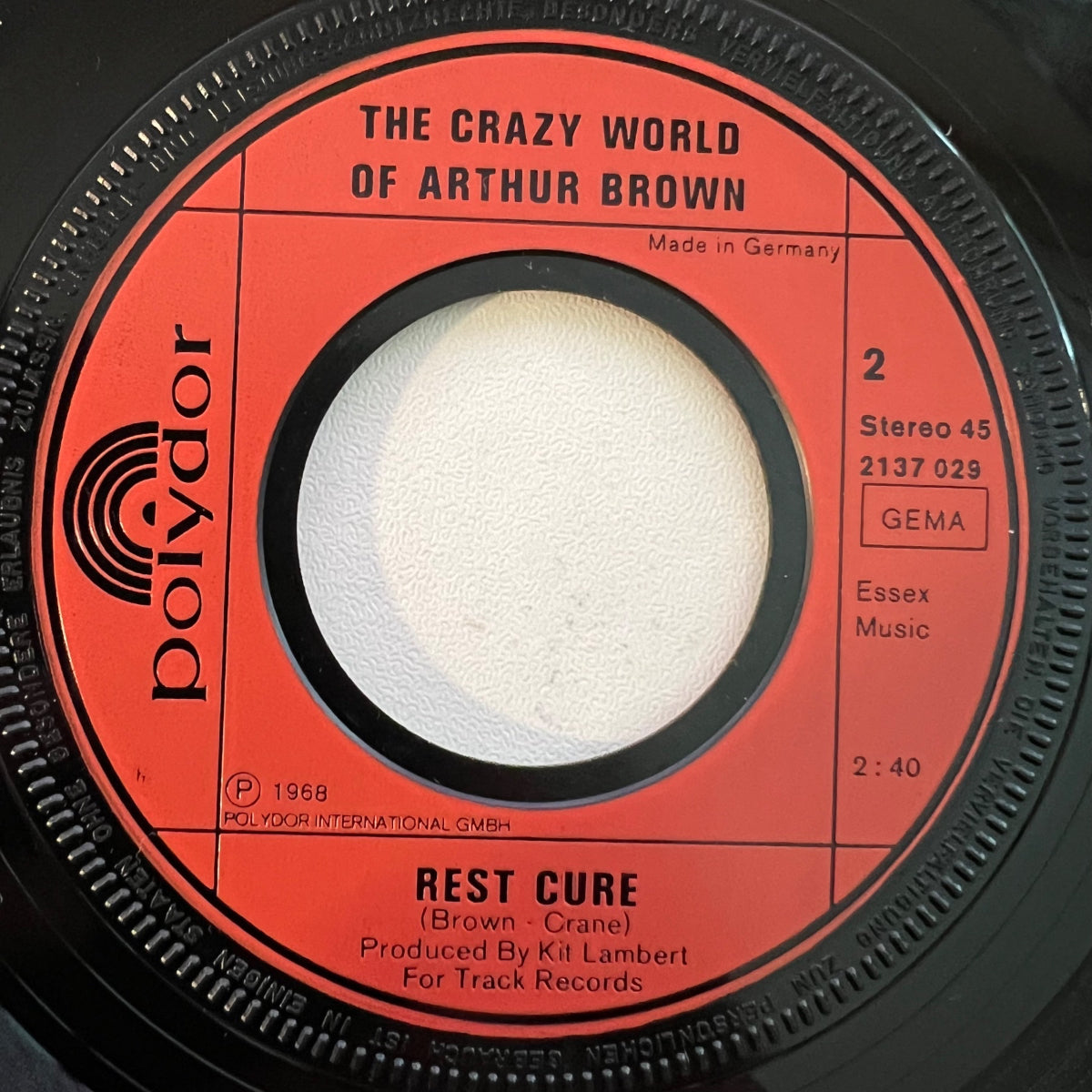 Crazy World Of Arthur Brown - Die Grossen Vier / 2x7" - D-Press. 197? - (M-/VG++)