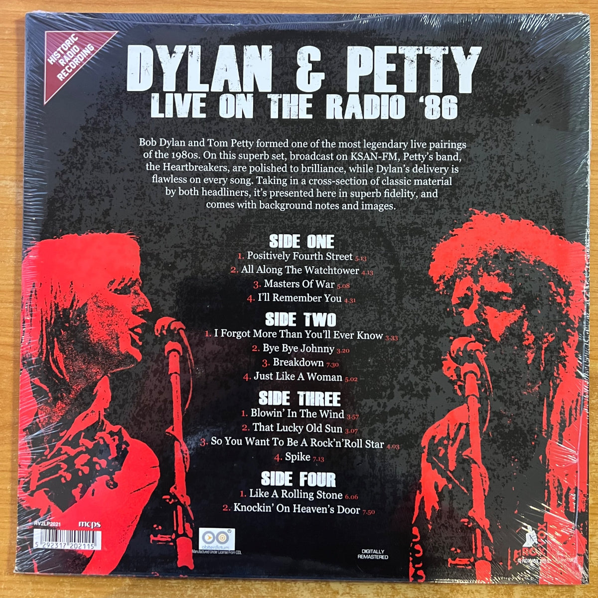 Bob Dylan & Tom Petty - Live On The Radio '86 / 2 LP - 1. UK-Press. 2015 - (Mint & Sealed)