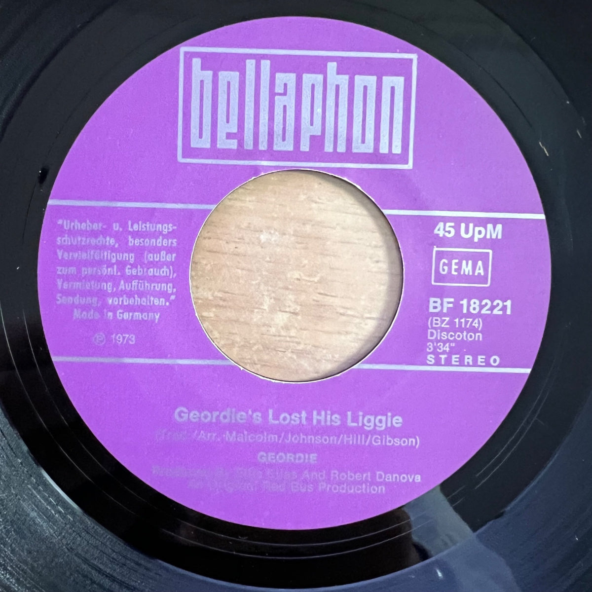 Geordie - Black Cat Woman / 1. D-Press. 1973 - (VG+/VG+)