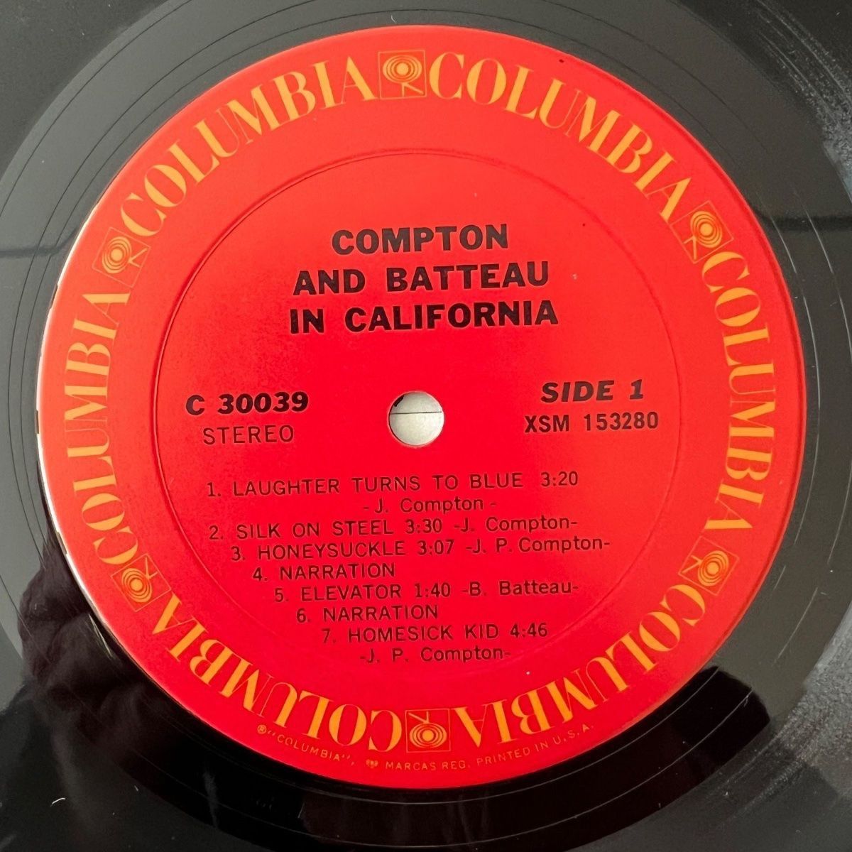 Compton & Batteau - In California / 1st US Press. 1970 - (M-/VG++)