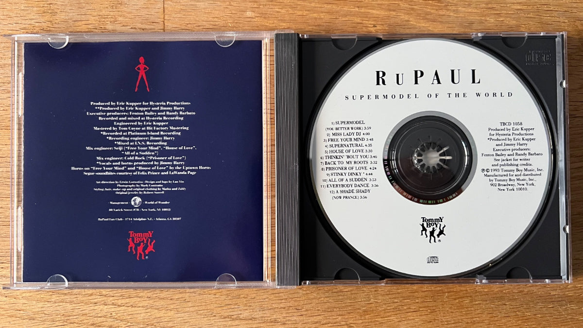 RuPaul - Supermodel Of The World / CD - 1. US-Press. 1993 - (M-/M-)