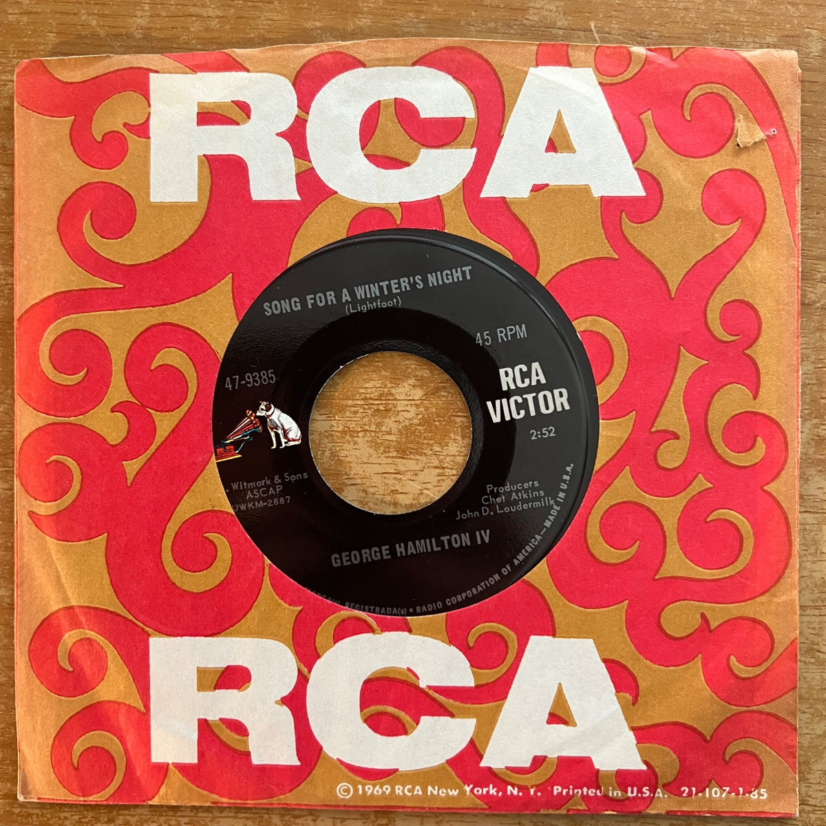 George Hamilton IV - Little World Girl / 1. US-Press. 1967 - (VG++/VG++)