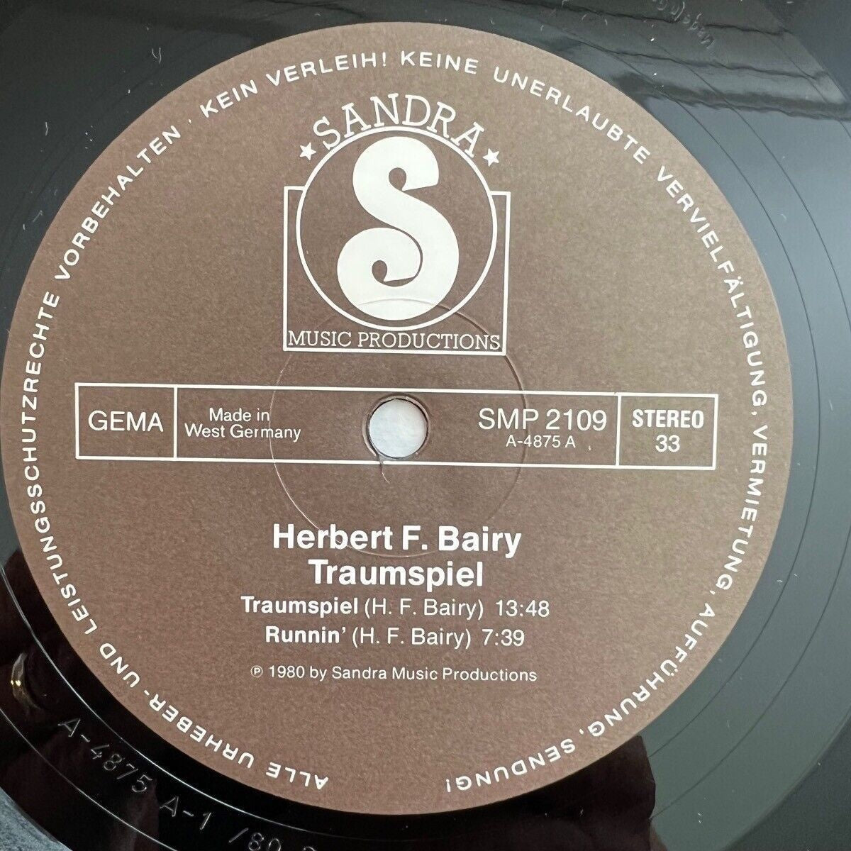 Herbert F. Bairy - Dream Play / 1st German Edition 1980 - (M-/M-)