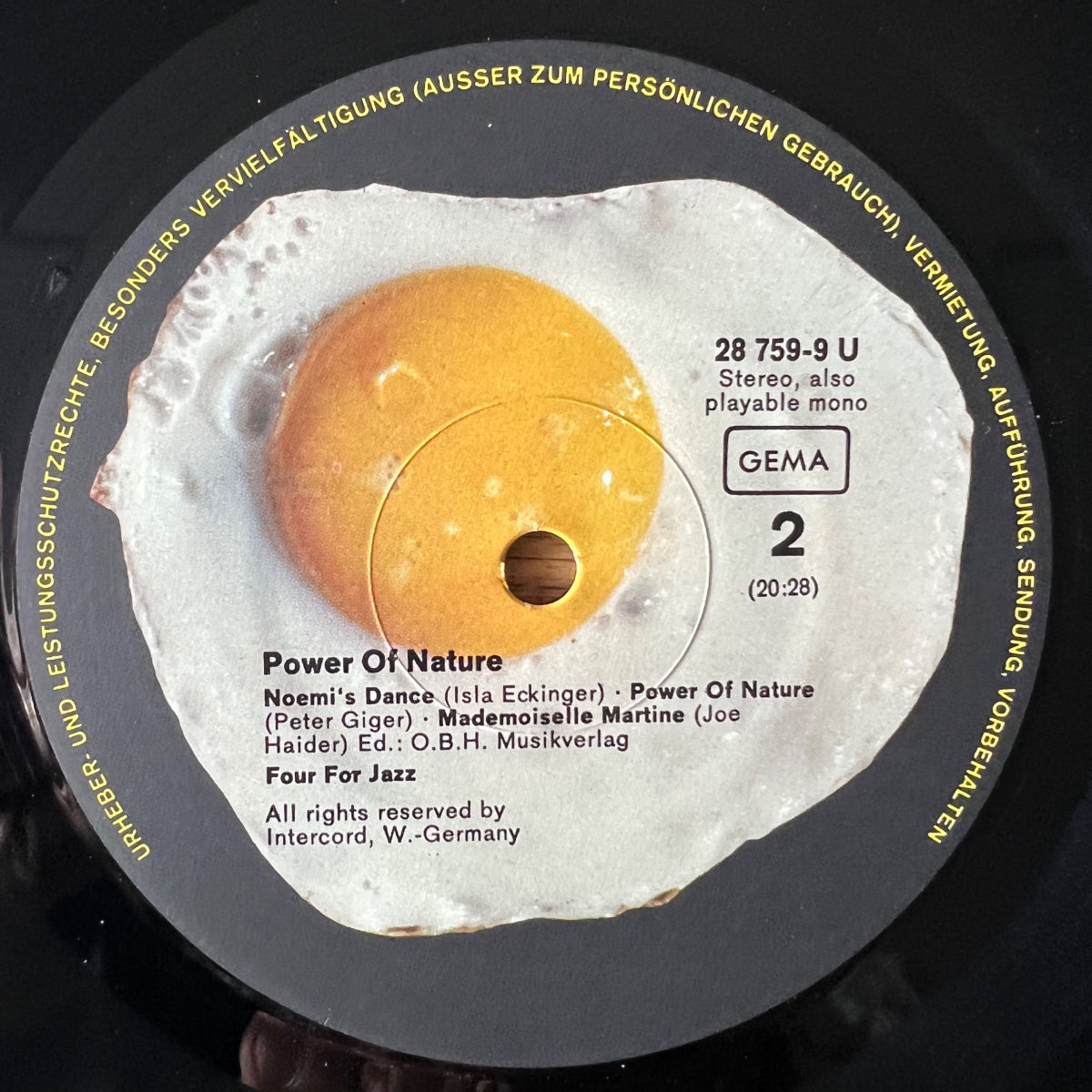 Four For Jazz - Power Of Nature / 1. D-Press. 1971 - (M-/M-)