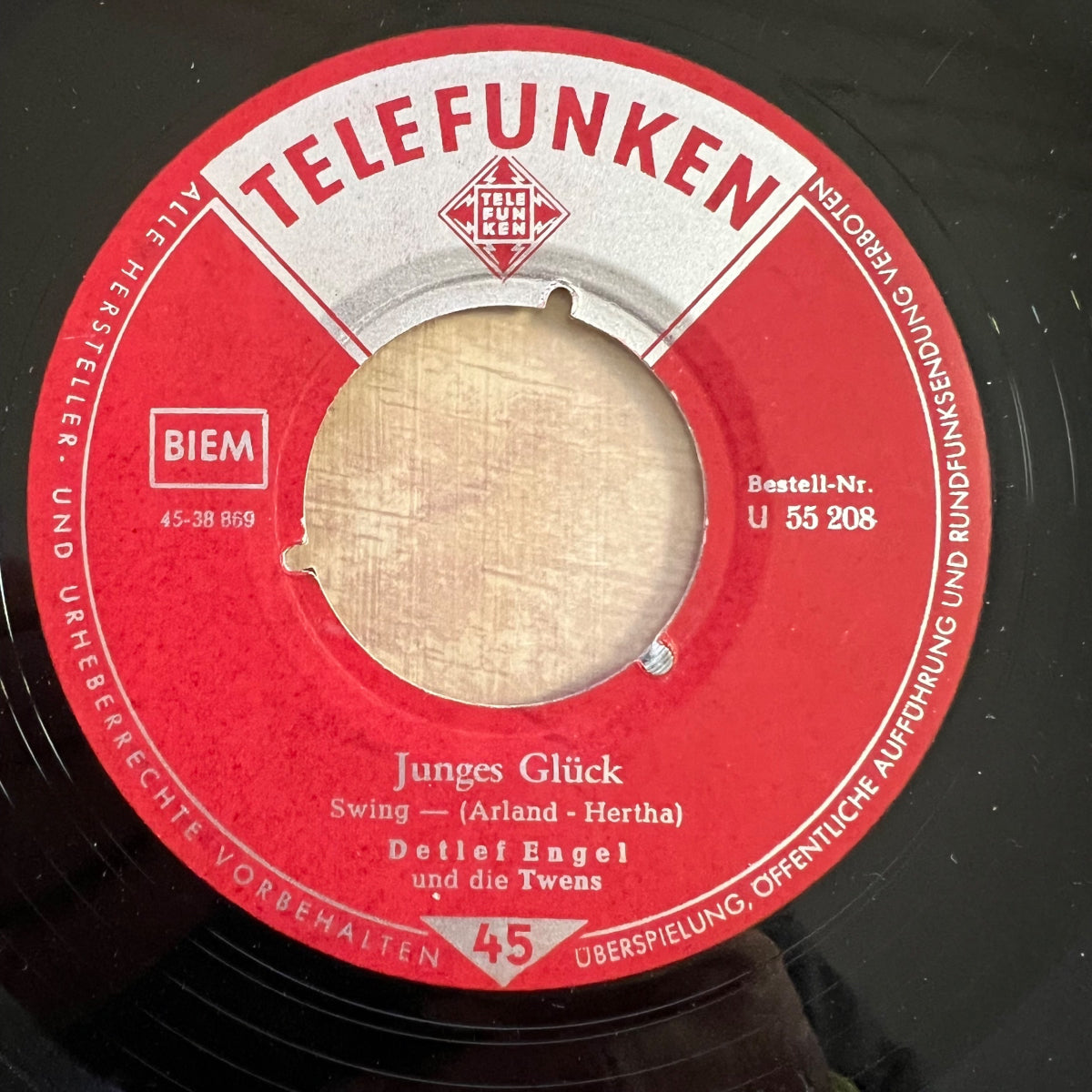 Detlef Engel - Monsieur Bleu / 1. D-Press. 1959 - (VG+/VG+)