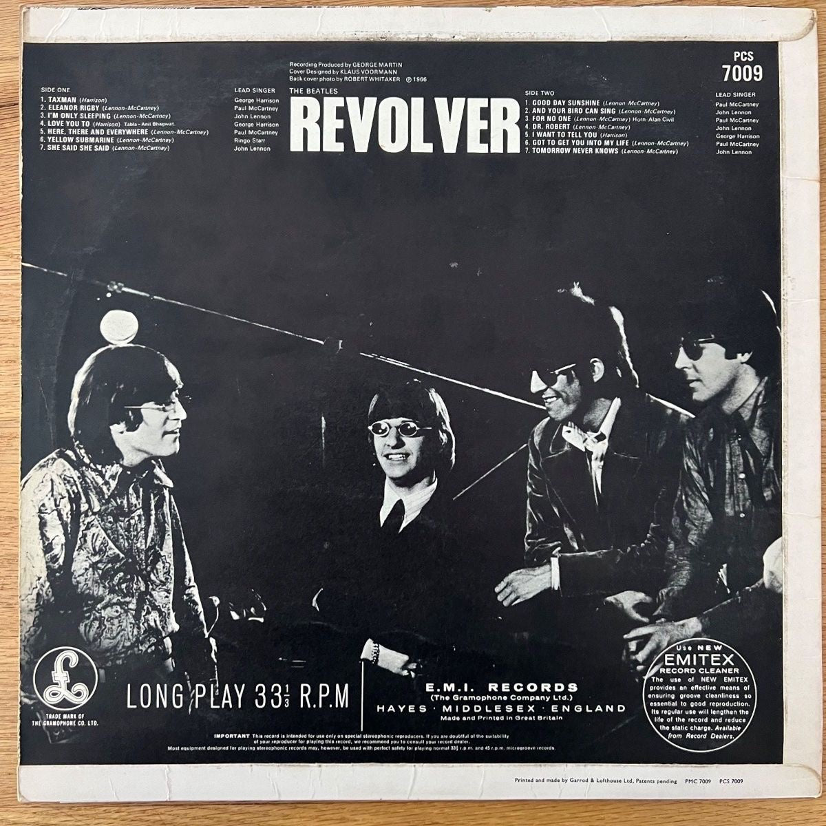 Beatles - Revolver / 1re édition britannique. 1966 - (VG++/VG++)