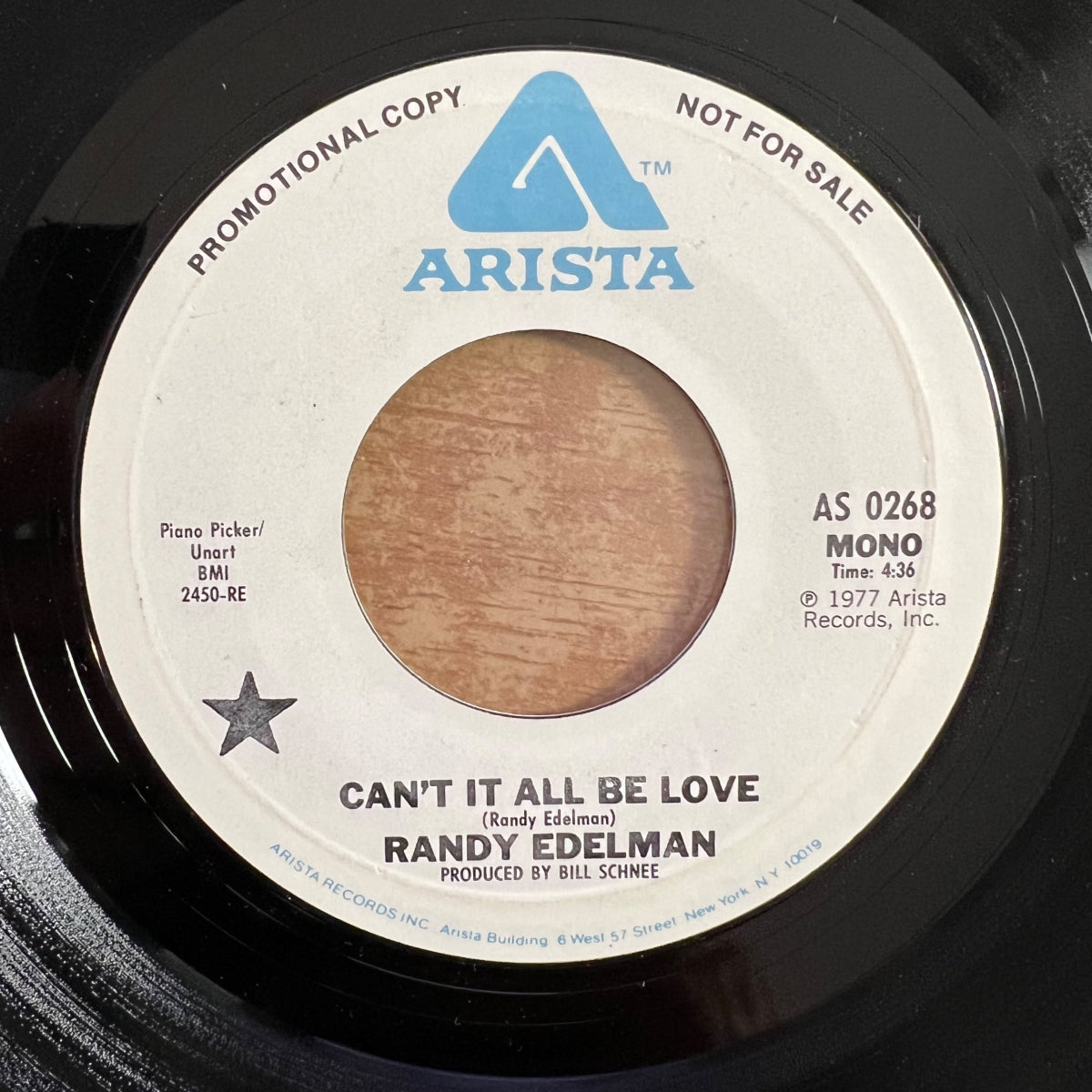Randy Edelman - Can't It All Be Love / Promo US 1977 - (M-/Neutre)