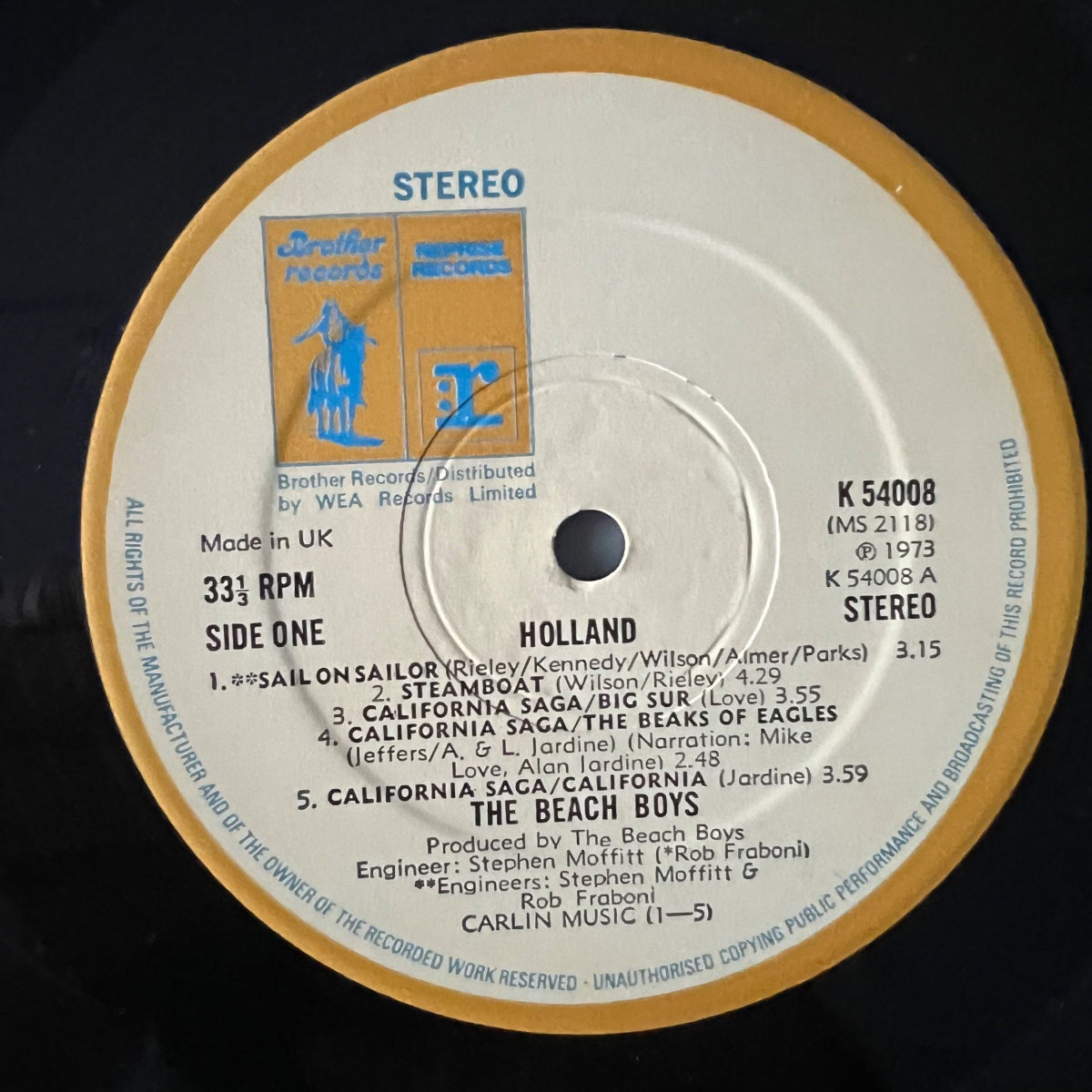 Beach Boys - Holland / UK RE von 1973 - (M-/M-)