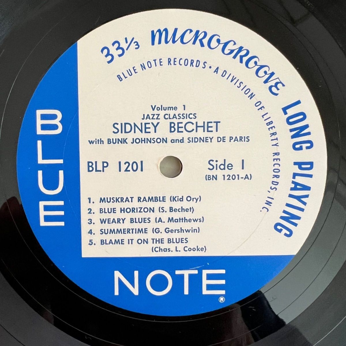 Sidney Bechet - Jazz Classics Vol. 1 / US - Blue Note - (M-/VG+)