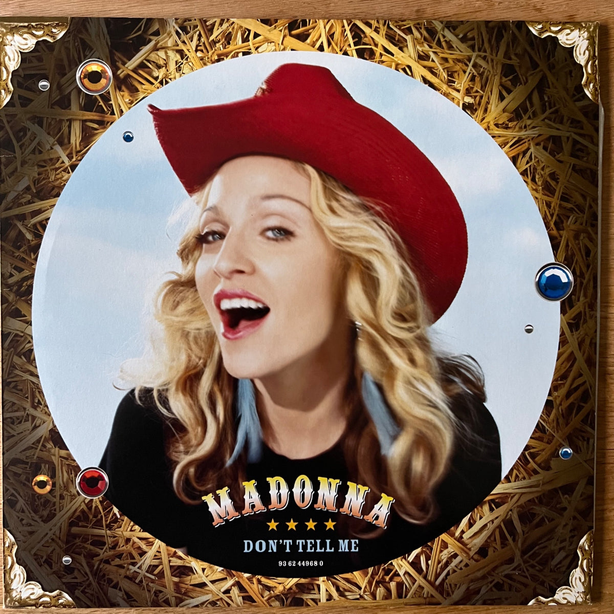 Madonna - Don't Tell Me / 12" Maxi - 1st EU Press. 2000 - Blue Vinyl - (M-/M-)