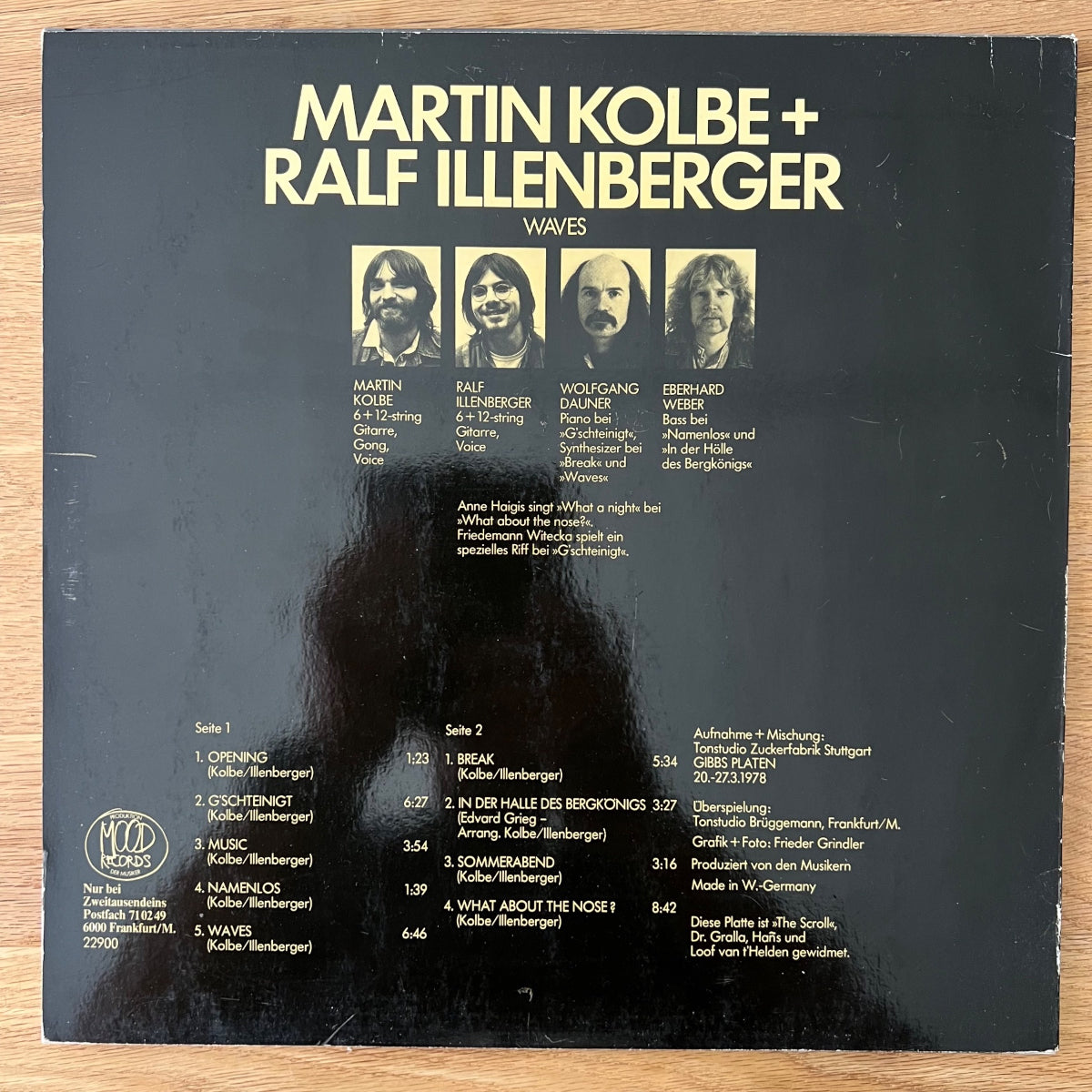 Martin Kolbe & Ralf Illenberger - Waves / 1. D-Press. 1978 - (M-/VG+)