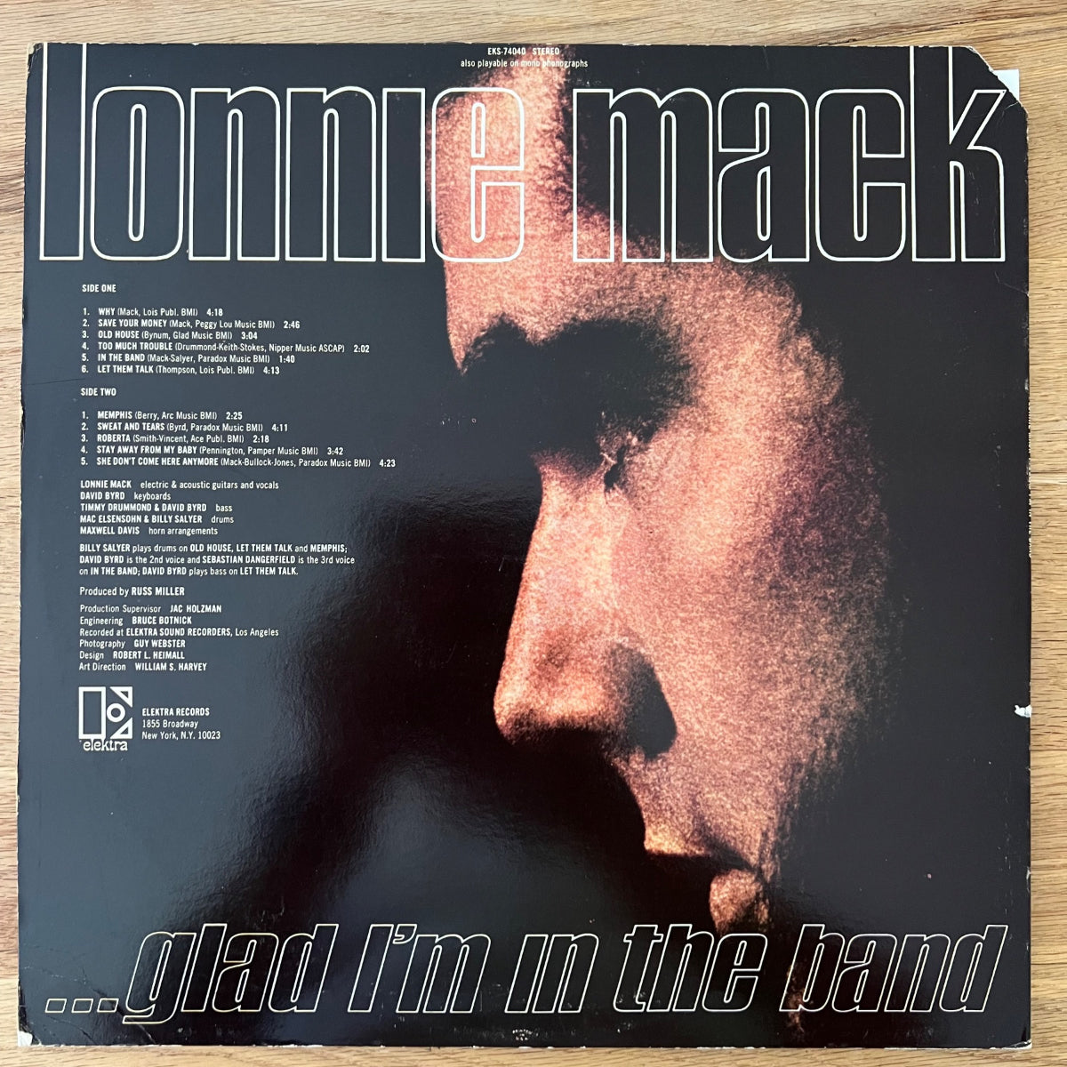 Lonnie Mack - Glad I'm In The Band / US Press. 1969 - (M-/VG+)