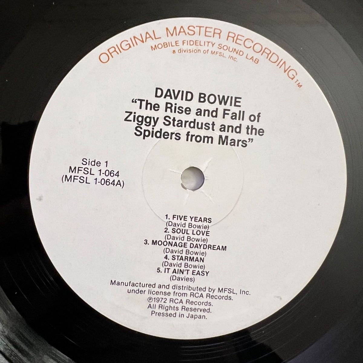 David Bowie - The Rise And Fall Of Ziggy / Audioph. MFSL 1981 - (VG++/VG++)