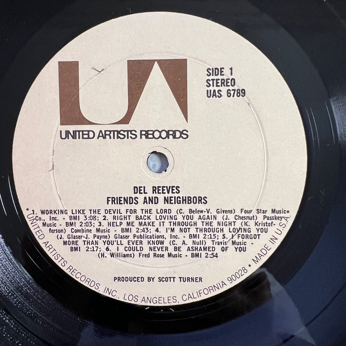 Del Reeves - Friends And Neighbors / 1. US-Press. 1971 - (M-/VG++)