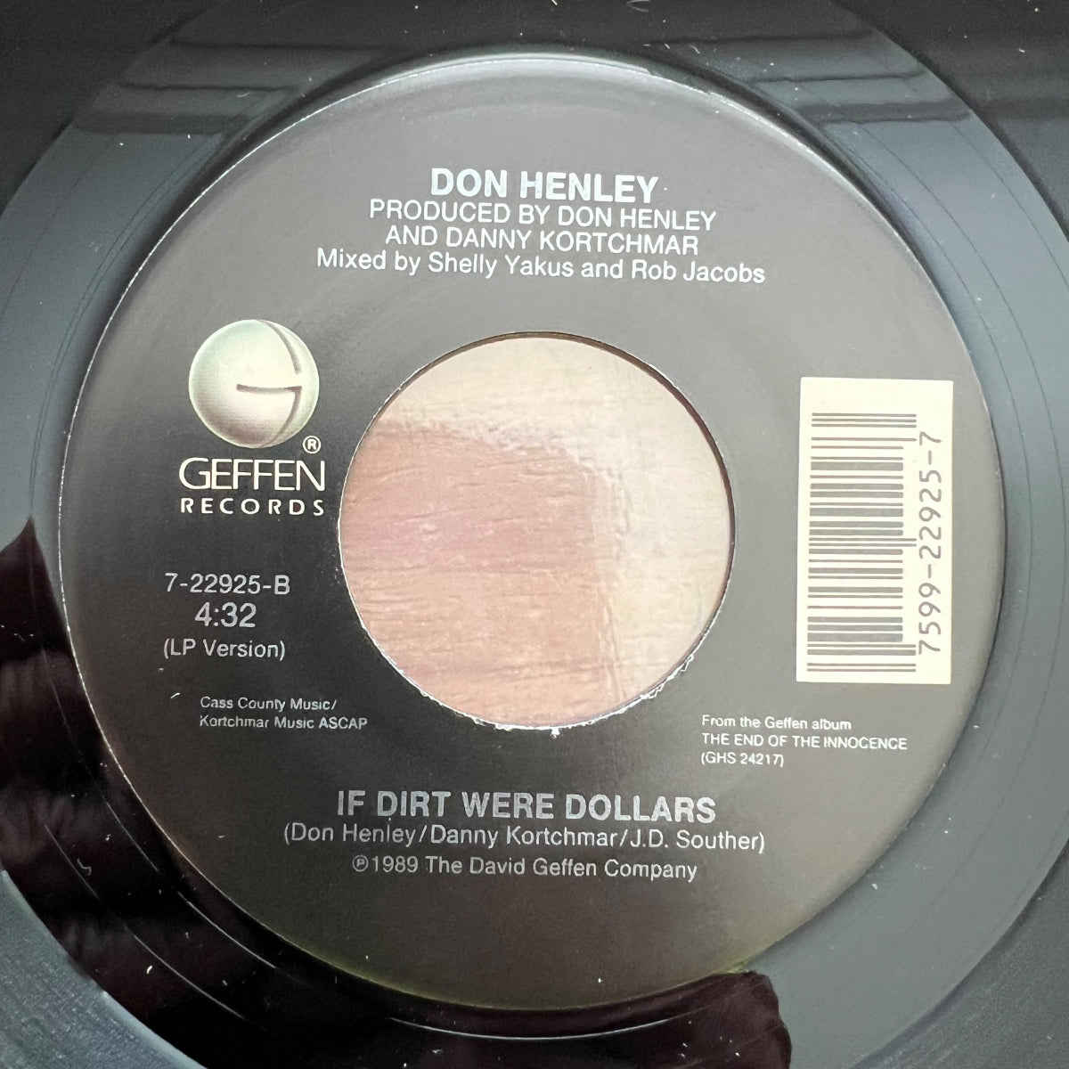 Don Henley - The End Of The Innocence / 1st US Press. 1989 - (M-/M-)