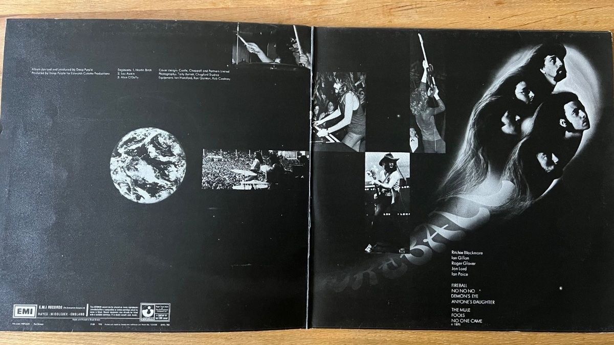 Deep Purple - Fireball // 1. UK-Press. 1971 - (VG+/VG+)