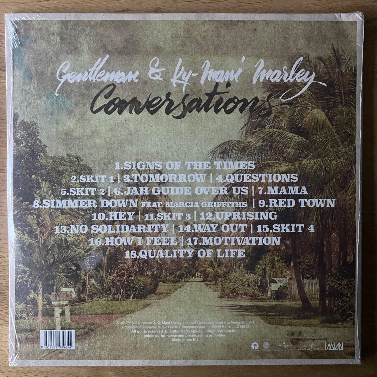 Gentleman & Ky-Mani Marley - Conversations / 2 LP - 1. D-Press. 2016 - (Mint & Sealed)