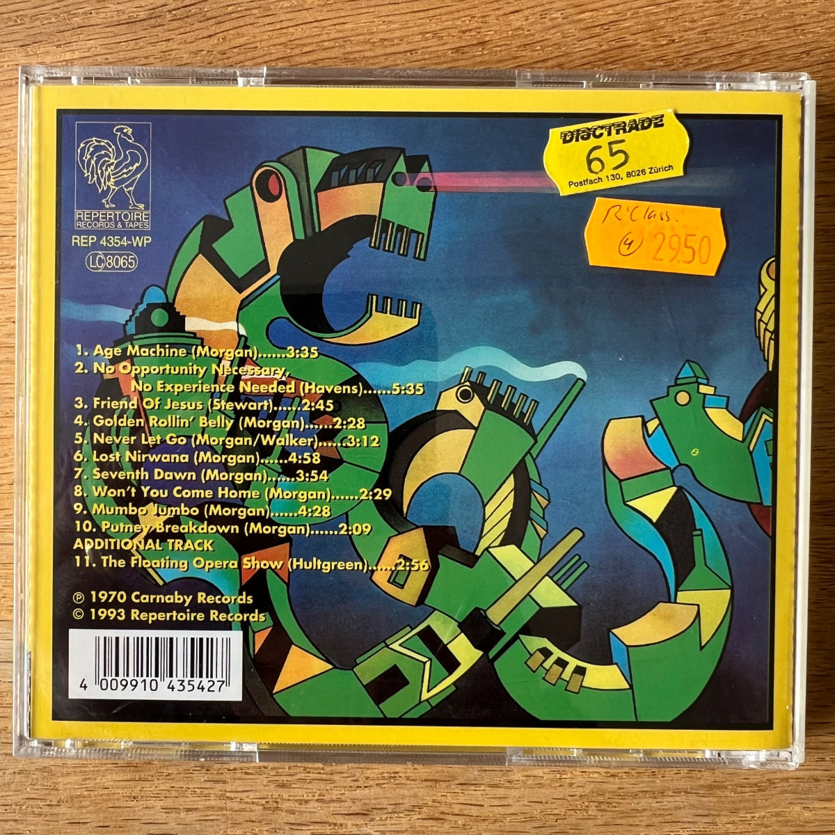 Spirit Of Jon Morgan - Age Machine / CD - 1st D-Press. on CD 1993 - (M-/M-)