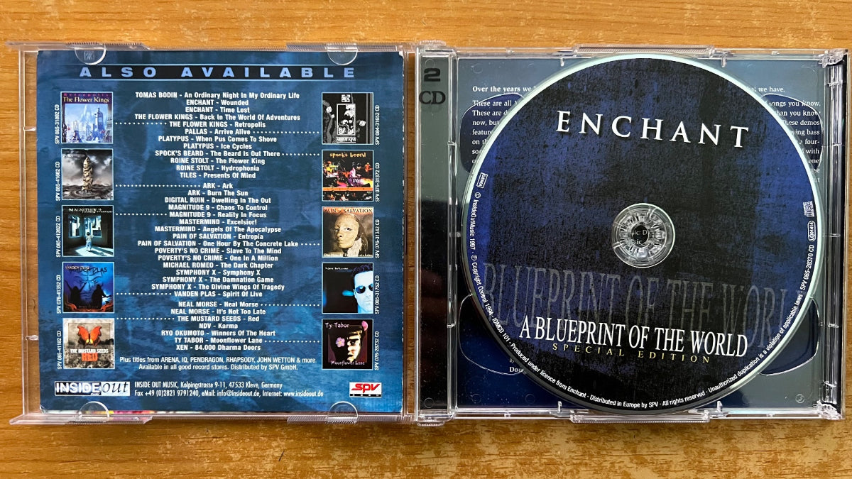 Enchant - A Blueprint Of The World / 2 CD - D-Press. 1997 - (M-/M-)