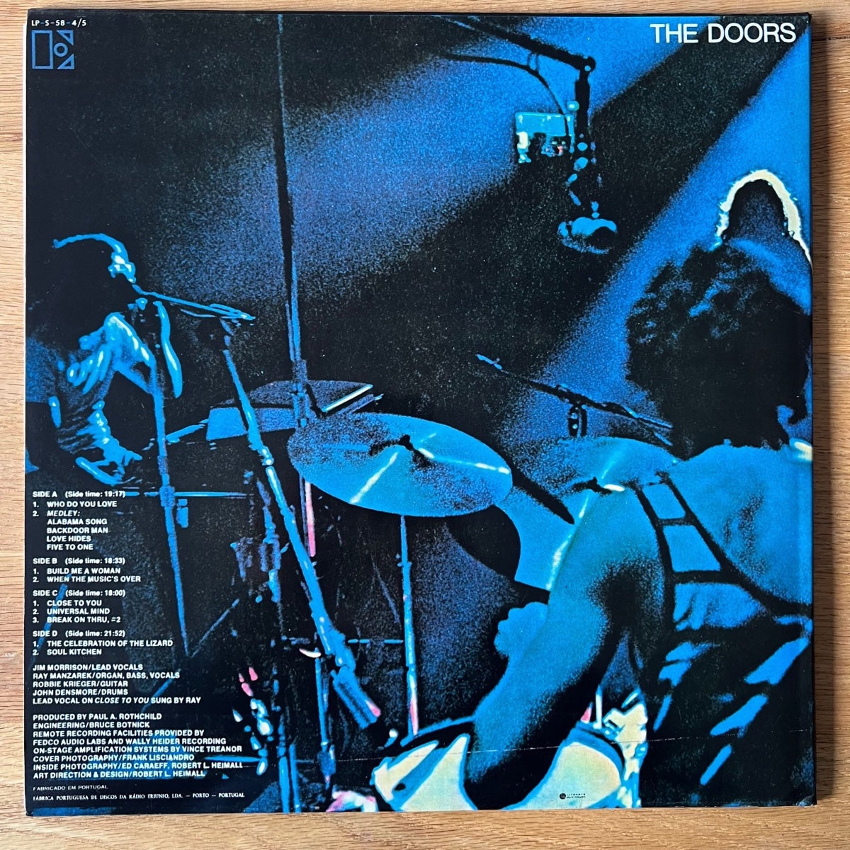 Doors - Absolutely Live / 2 LP - Portugal Press. 1976 - (M-/M-)
