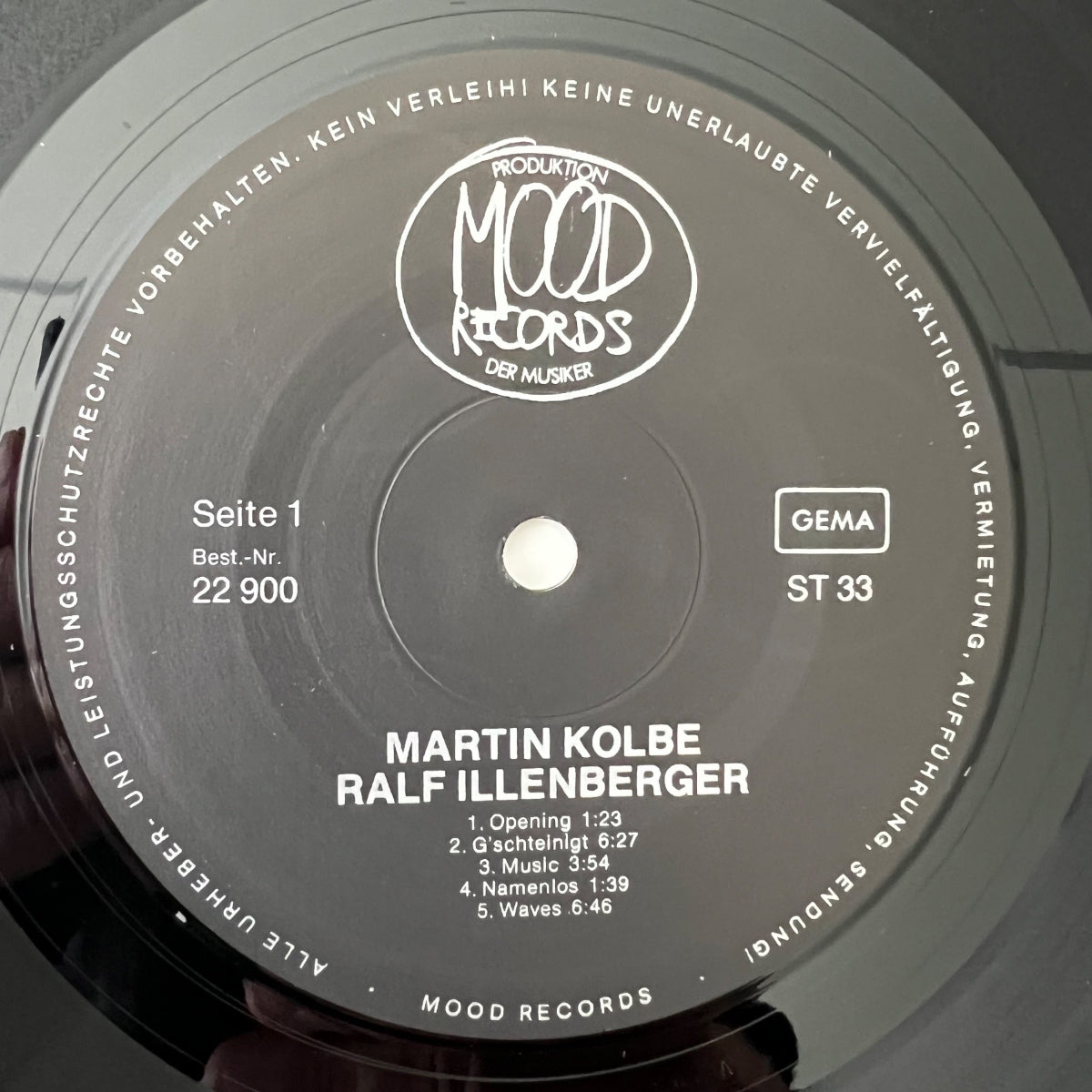 Martin Kolbe & Ralf Illenberger - Waves / 1. D-Press. 1978 - (M-/VG+)