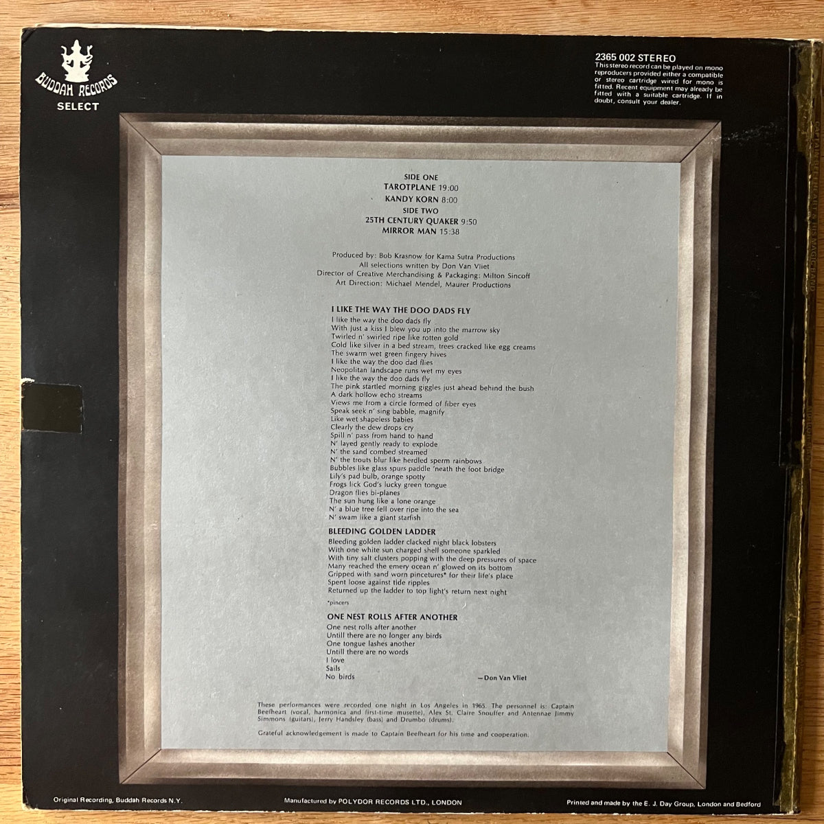 Captain Beefheart & His Magic Band - Mirror Man / 1. UK-Press. 1971 - (M-/VG)