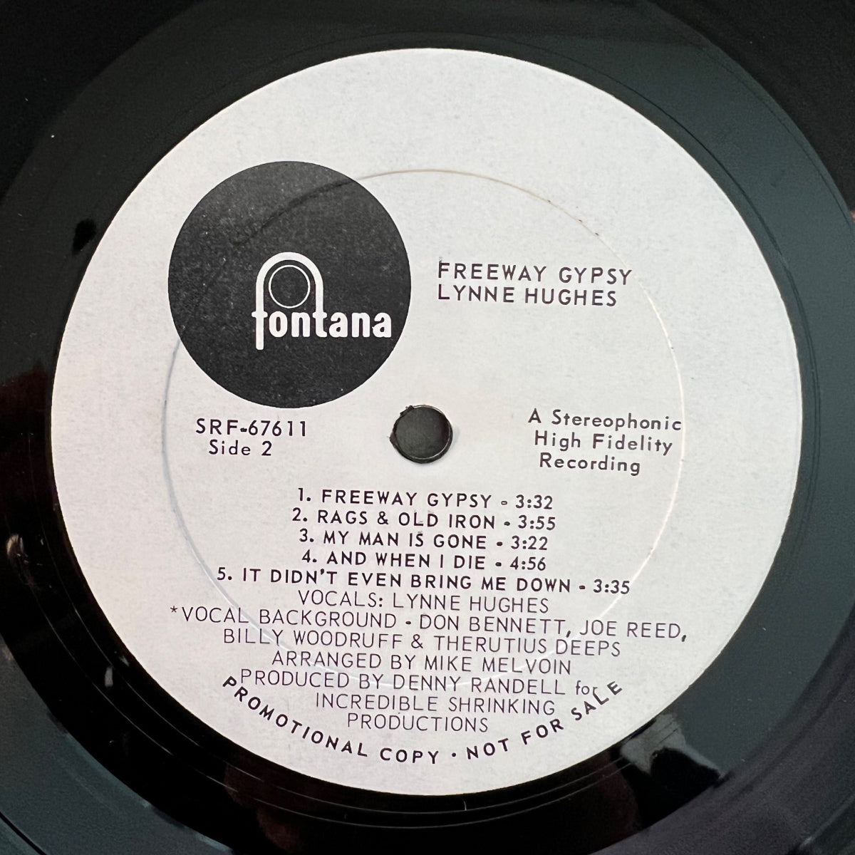 Lynne Hughes - Freeway Gypsy / Promo US 1970 - (M-/VG++)