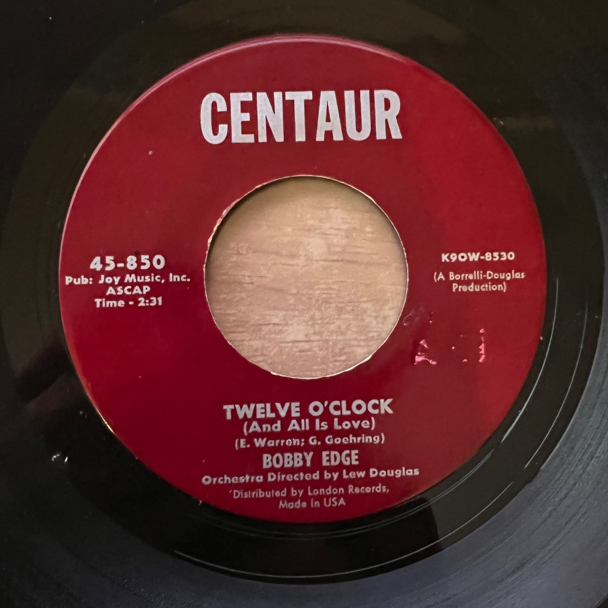 Bobby Edge - Bonnie / 1st US Press. 1959 - (VG+/Neutral)