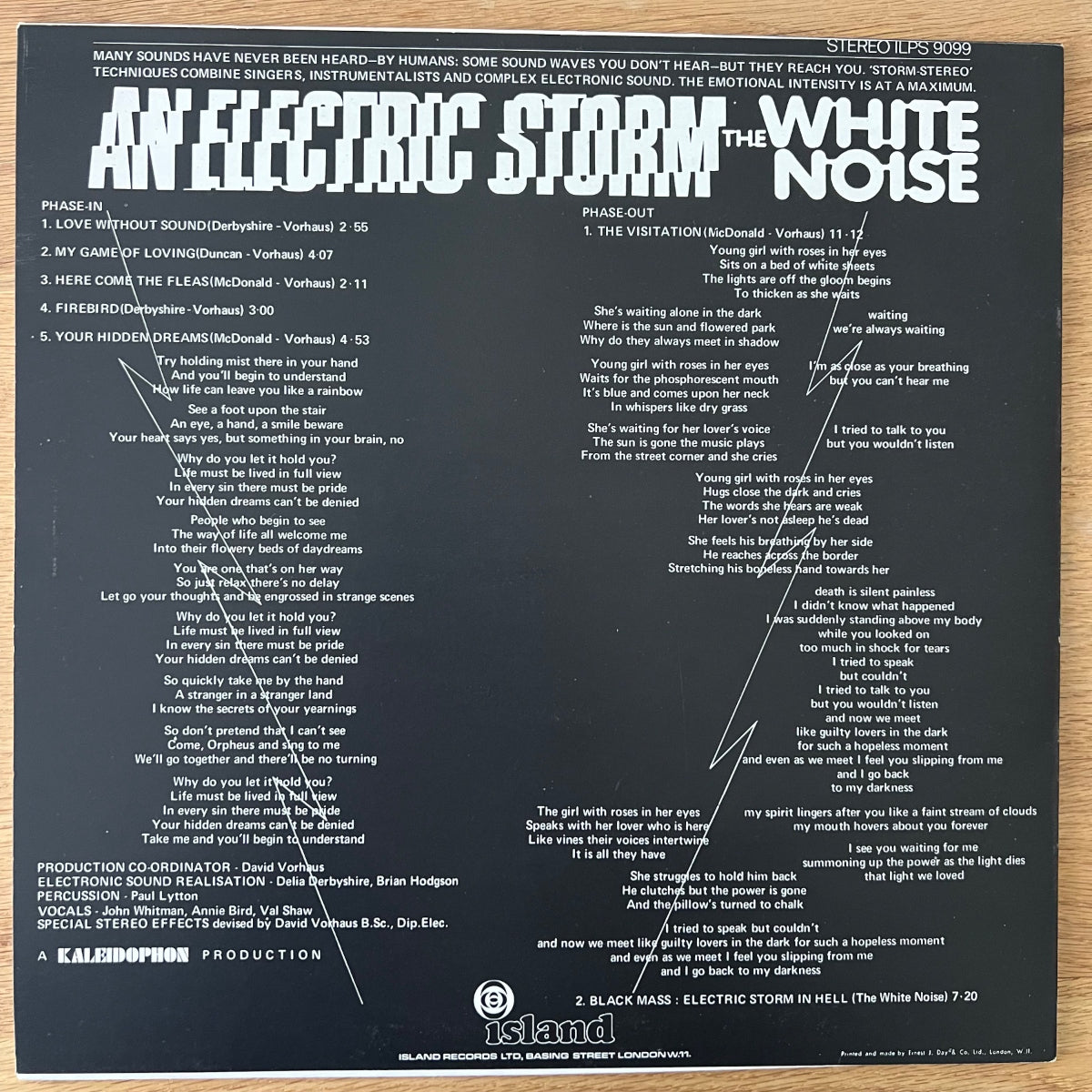 White Noise - An Electric Storm / UK-Press. RE von 1969 - (M-/M-)