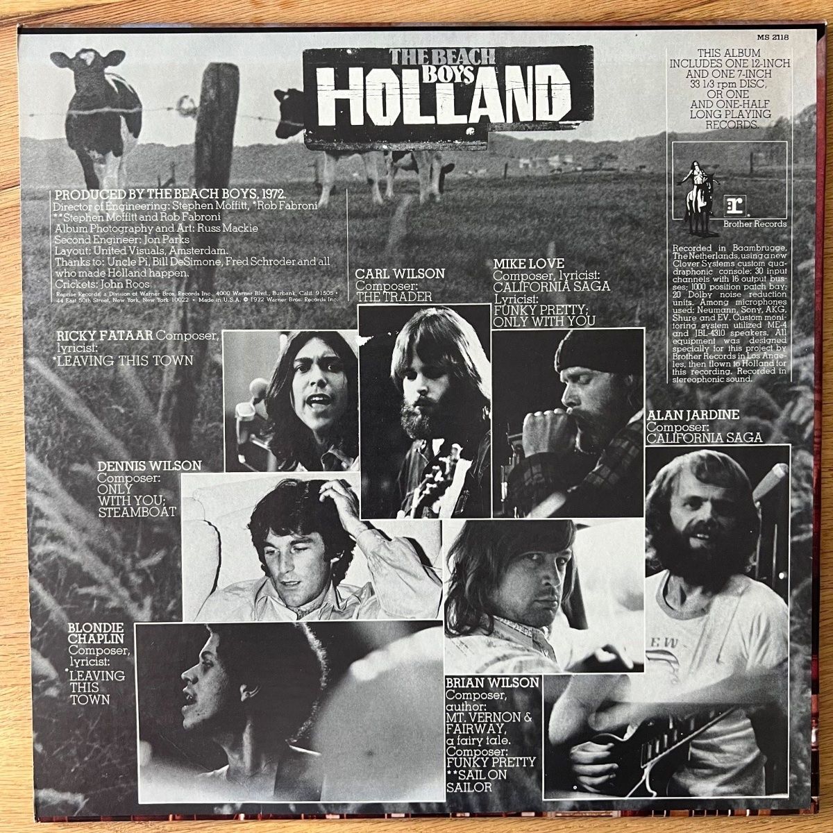 Beach Boys - Holland / 1. US-Press. 1973 - Incl. 7" EP - (VG++/M-)